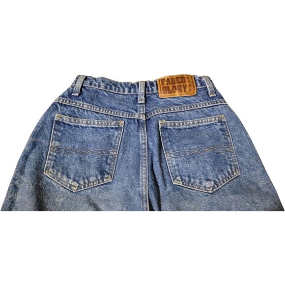 Vintage Y2K Retro 90s Faded Glory High Waist Mom Jeans Size 8 – 100% Cotton - Picture 13 of 13